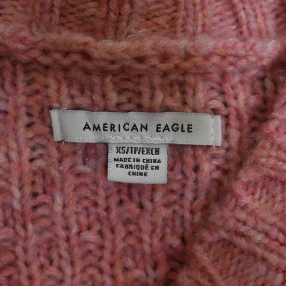 American Eagle Women's XS Colorblock Oversized Sweater Tunic - Picture 7 of 9